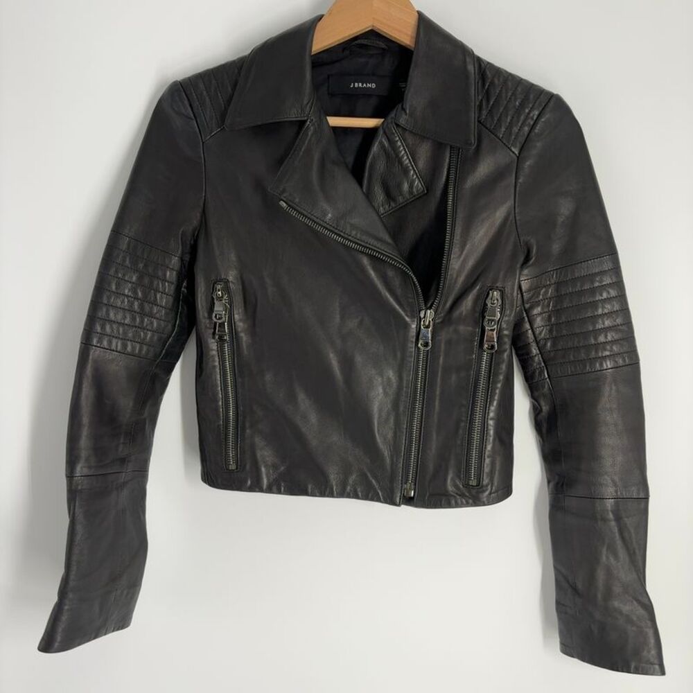 J Brand Genuine Butter Leather Jacket